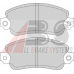 36103/1 ABS Комплект тормозных колодок, дисковый тормоз