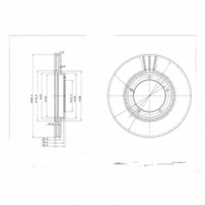 BG2692 DELPHI Тормозной диск