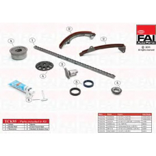 TCK95 FAI AutoParts Комплект цели привода распредвала