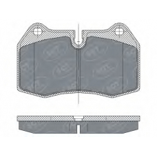 SP 272 PR SCT Комплект тормозных колодок, дисковый тормоз