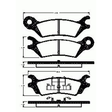 158.00 REMSA 158 00_=gdb290trw=169 000-sx [h01049280] !колодки дисковые з. mazda 626/929 2.0 82-87