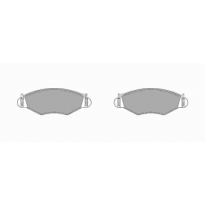 722.2 SIMER Комплект тормозных колодок, дисковый тормоз