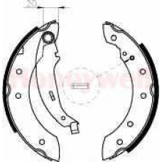 362318B BENDIX Комплект тормозных колодок