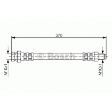 1 987 476 681 BOSCH Тормозной шланг