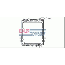 4000061 KUHLER SCHNEIDER Радиатор, охлаждение двигател