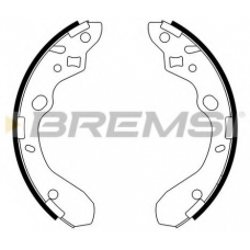 GF0792 BREMSI Комплект тормозных колодок