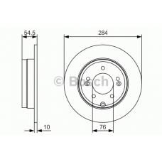 0 986 479 T49 BOSCH Тормозной диск