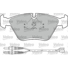 540565 VALEO Комплект тормозных колодок, дисковый тормоз