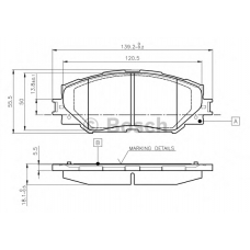 0 986 TB3 082 BOSCH Комплект тормозных колодок, дисковый тормоз