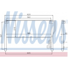 94818 NISSENS Конденсатор, кондиционер