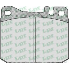 05P572 LPR Комплект тормозных колодок, дисковый тормоз