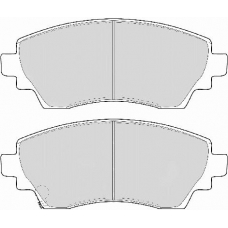 FD6898A NECTO Комплект тормозных колодок, дисковый тормоз