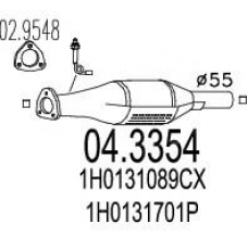 04.3354 MTS Катализатор