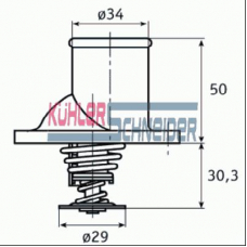 7416791 KUHLER SCHNEIDER Термостат, охлаждающая жидкость