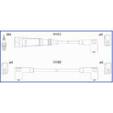134711 Huco Комплект проводов зажигания