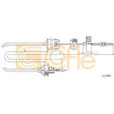 11.2245 COFLE Трос, управление сцеплением