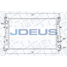 011M45 JDEUS Радиатор, охлаждение двигателя