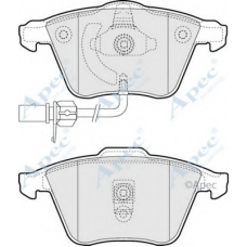 PAD1299 APEC Комплект тормозных колодок, дисковый тормоз
