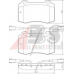 37041 OE ABS Комплект тормозных колодок, дисковый тормоз