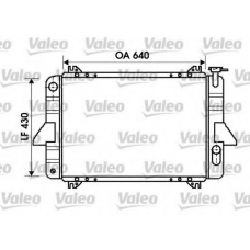734598 VALEO Радиатор, охлаждение двигателя