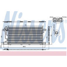 94503 NISSENS Конденсатор, кондиционер