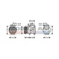 6083K052 SCHLIECKMANN Компрессор, кондиционер