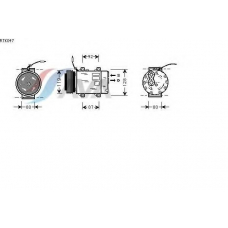 RTK047 AVA Компрессор, кондиционер