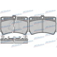 AC058587D AC Delco Комплект тормозных колодок, дисковый тормоз