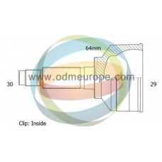 12-211480 ODM-MULTIPARTS Шарнирный комплект, приводной вал