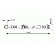 1 987 476 364 BOSCH Тормозной шланг