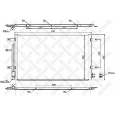 10-45179-SX STELLOX Конденсатор, кондиционер