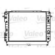 734542 VALEO Радиатор, охлаждение двигателя