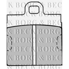 BBP1291 BORG & BECK Комплект тормозных колодок, дисковый тормоз