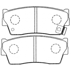 PN-9298 JNBK Колодки тормозные