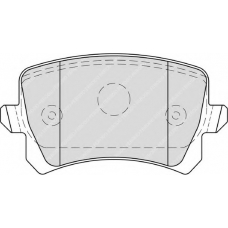 FSL4058 FERODO Комплект тормозных колодок, дисковый тормоз