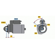 0 986 018 880 BOSCH Стартер