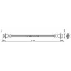 VBH894 MOTAQUIP Тормозной шланг