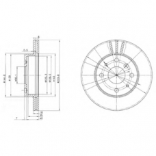 BG2656 DELPHI Тормозной диск