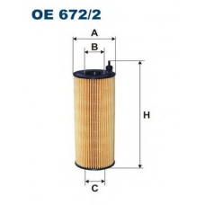 OE672/2 FILTRON Масляный фильтр