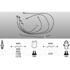 3114 BOUGICORD Комплект проводов зажигания