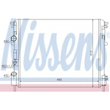63794 NISSENS Радиатор, охлаждение двигателя