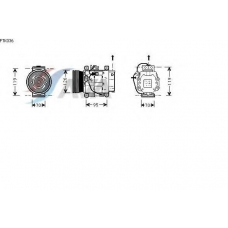 FTK036 AVA Компрессор, кондиционер