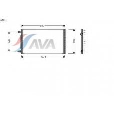 UV5011 AVA Конденсатор, кондиционер