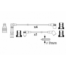 0 986 356 354 BOSCH Комплект проводов зажигания