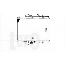 009-017-0004 LORO Радиатор, охлаждение двигателя