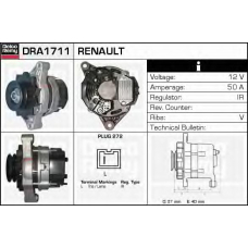 DRA1711 DELCO REMY Генератор