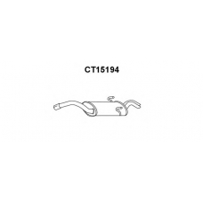 CT15194 VENEPORTE Глушитель выхлопных газов конечный