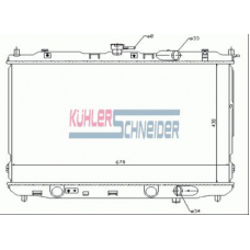 5200321 KUHLER SCHNEIDER Радиатор, охлаждение двигател