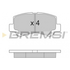 BP2894 BREMSI Комплект тормозных колодок, дисковый тормоз