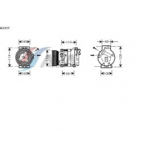 ALK019 GERI Компрессор, кондиционер